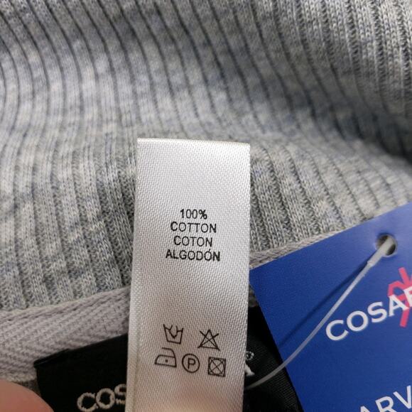 Cosabella Women's Marathon Co Pima Cotton Jacket Heather Gray Size Medium NEW - Picture 10 of 12